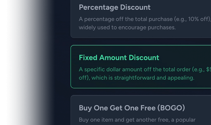 Step 2 - Choose Your Voucher Type
